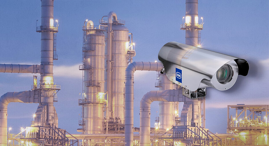 Bild 1: Im explosionsgefährdeten Bereich bietet R. STAHL für jede Applikation die richtige Kamera und das entsprechende, getestete CCTV-System