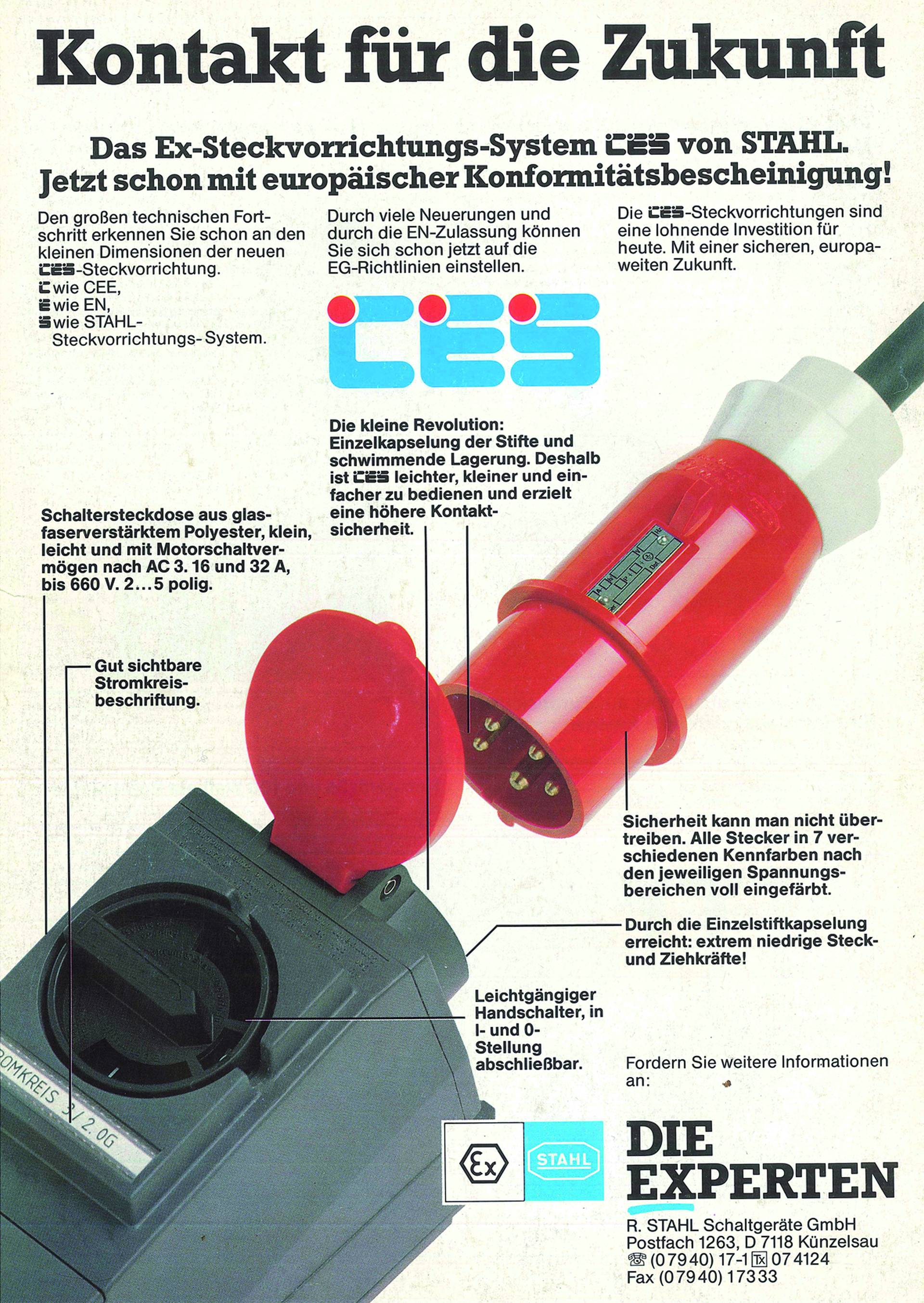 CES-Steckvorrichtung