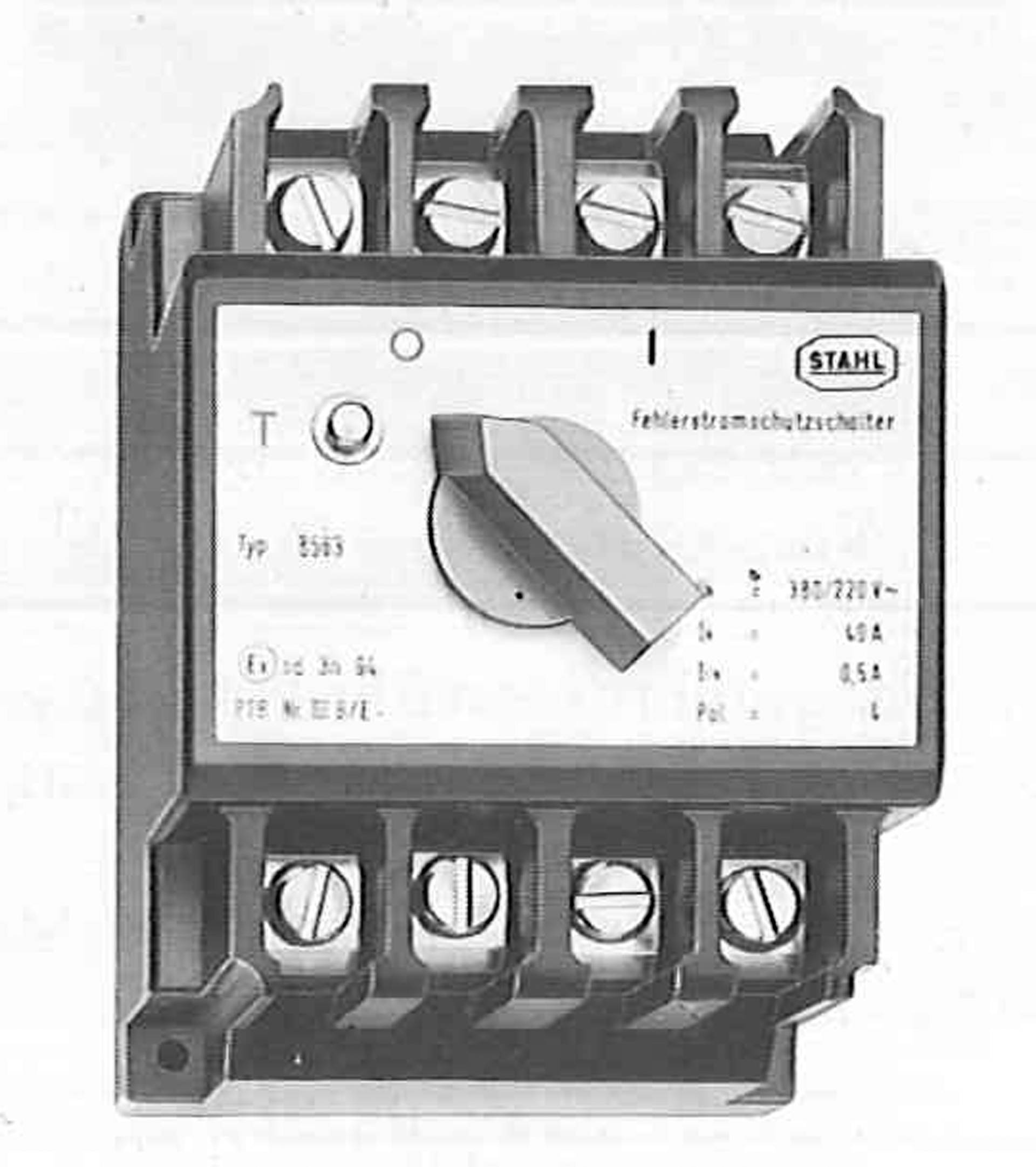 Explosionsgeschützter Fehlerstromschutzschalter 40 A