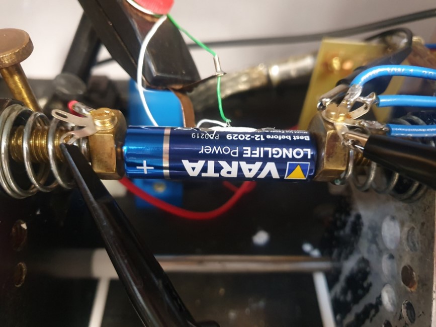 Abbildung 3: Primärzelle des Test Samples BT während der Kurzschlussprüfung