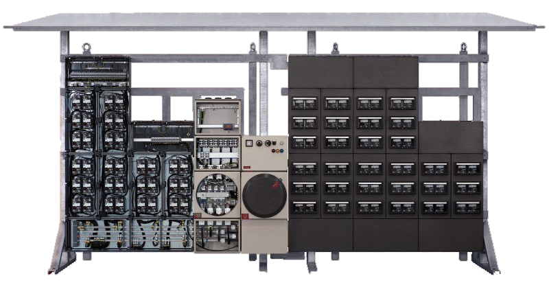Abb. 2: Modularer Aufbau einer explosionsgeschützten Energieverteilung für die Zone 1
